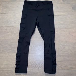 Lululemon Power Through High Rise leggings (22”) with pockets